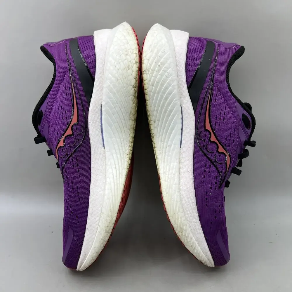 Saucony Endorphin Speed 3 Running Shoes Women Size 8 Purple Comfort Low Sneakers